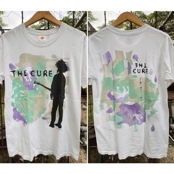 ReimpresióN The Cure Boys Don't Cry Camiseta Blanca De Manga Corta Con Estampado Por Ambos Lados Unisex L-image