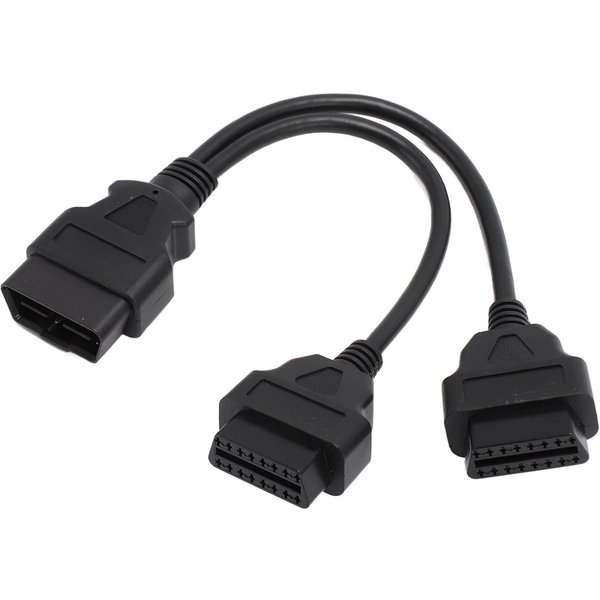 Kabel PrzedłUżAjąCy Obd 16-Pinowy Kabel MęSki Na PodwóJny żEńSki RozgałęźNik Y Adapter Do Interfejsu OBD2-image