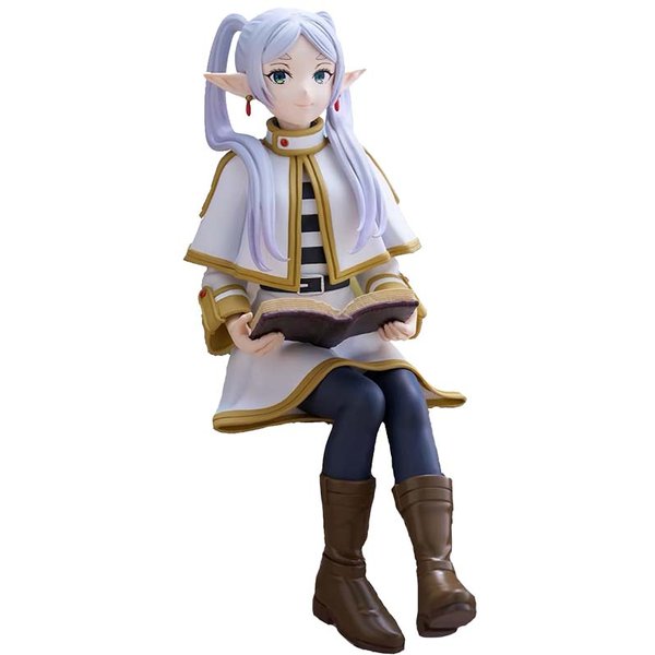Frieren: Figurka Anime Frieren Beyond Journey's End SiedząCa Paproć Figurki Akcji Frieren Korek Do Makaronu Model Z PVC Kolekcja Statuetek-image