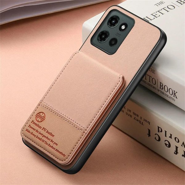 Portfel Z Klapką Z Miejscem Na Karty Etui Na Telefon Do Motorola Edge 60 50 Fusion 60S Moto G06 G86 Power G85 G84 G35 G75 G56 SkóRzane Etui Motorola Moto G86-image