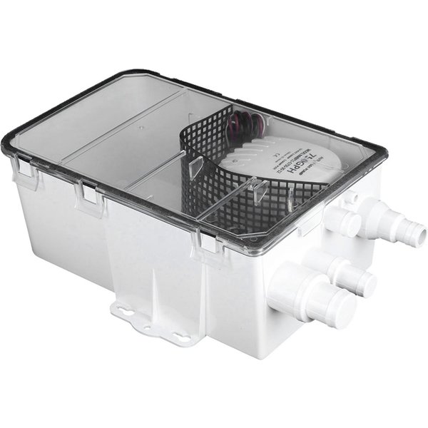 Sistema De Bomba De Sumidero De Ducha Barco RV Sentina 12V 750GPH Caja De Drenaje De Puerto MúLtiple Marino-image