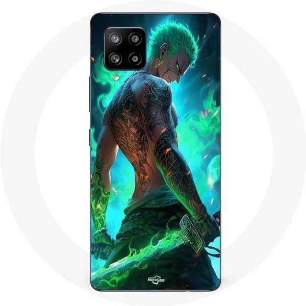 Funda Maniacase Para Samsung Galaxy A42 5G One Piece Zoro 3D Manga Anime Fanart-image