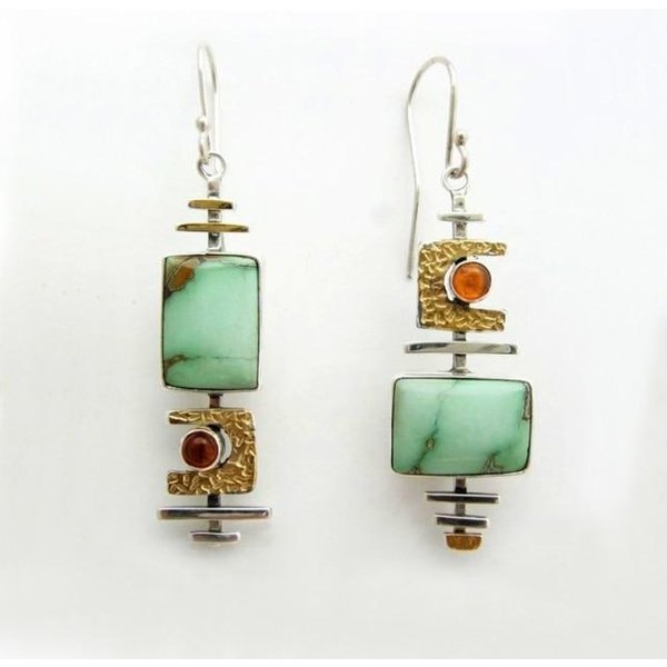 Pendientes De Moda Para Mujer, 4 Colores, Delicados Pendientes Con Incrustaciones De Piedra Natural, Colgantes De Gancho, JoyeríA De Compromiso Para Boda Para Mujer-image