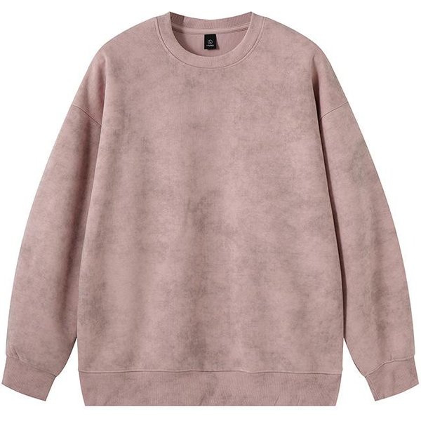 Brudny Sweter Tie-Dye MęSki Wiosenno-Jesienny AmerykańSki Retro CiężKi Trend OkrąGłY Dekolt XL-image