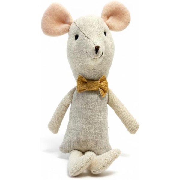 Urocze Pluszowe Lalki MałEj Myszki Rodzina Myszki Pluszowe ZwierząTko KreskóWka Zabawki Dla Dzieci Dziewczynki Niemowlę Prezent ŚWiąTeczny 11Cm-30Cm Beige-image