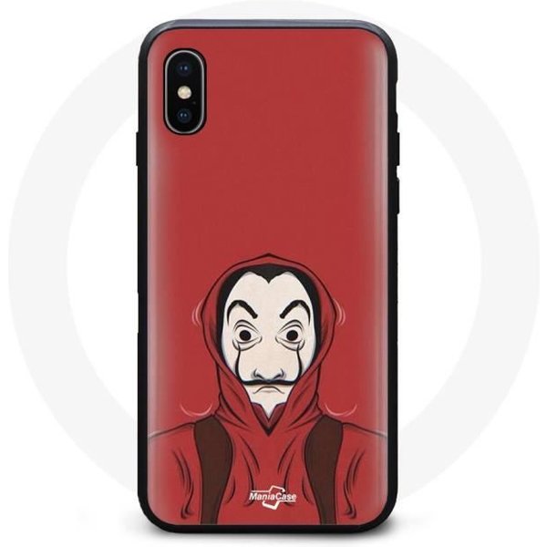 Funda - La Casa De Papel - Iphone XS Max - Flexible - Roja - DiseñO Inspirado-image