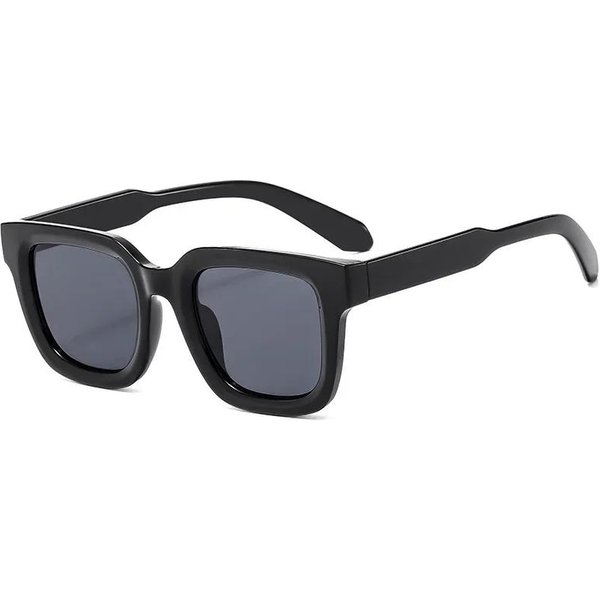 Gafas De Sol Cuadradas Femeninas Masculinas Retro Espejo Elegantes Gafas De Sol Femeninas Masculinas Lente Linda Colores ÚNicos Gafas De Sol Other Black-image