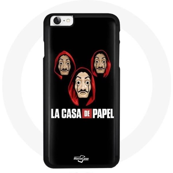 Funda - La Casa De Papel - Iphone 8 - Negro - Flexible - ProteccióN Contra Golpes-image