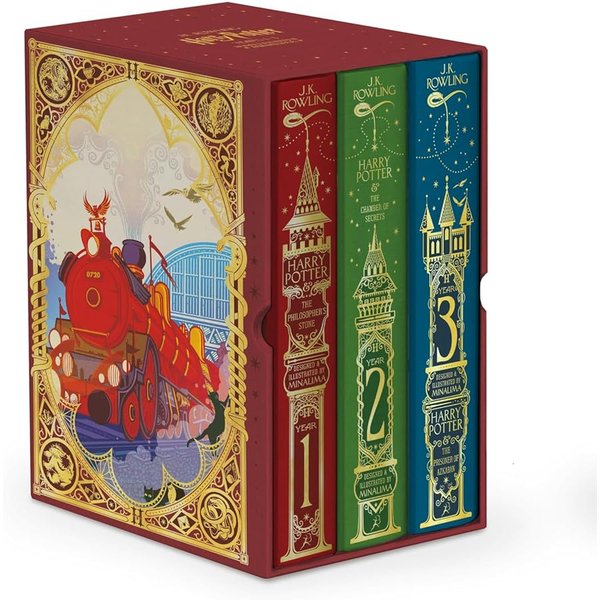 Harry Potter 1-3. Equipo De Caja. EdicióN Minalima-image