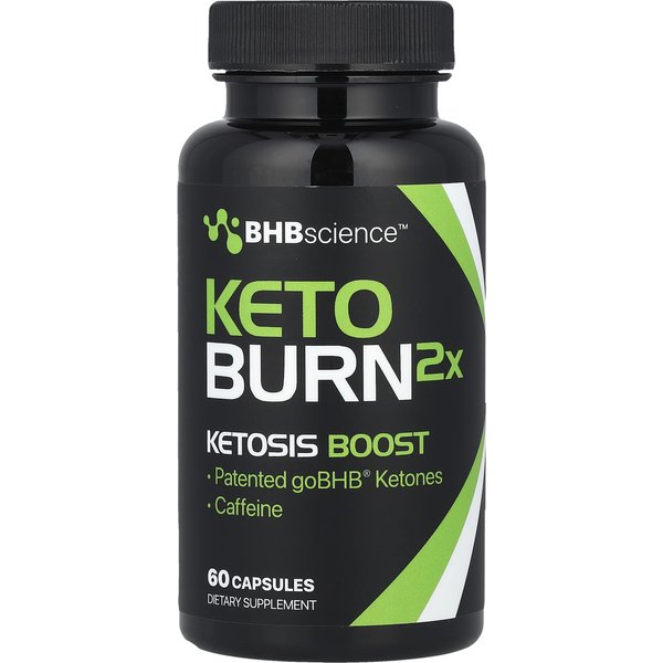 Cetonas Reales, Bhbscience™, Keto Burn2X, 60 CáPsulas-image