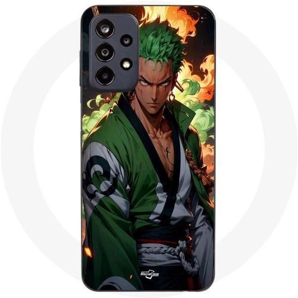 Funda Maniacase Para Samsung Galaxy A32 5G One Piece Zoro Manga Anime Arte 3D-image