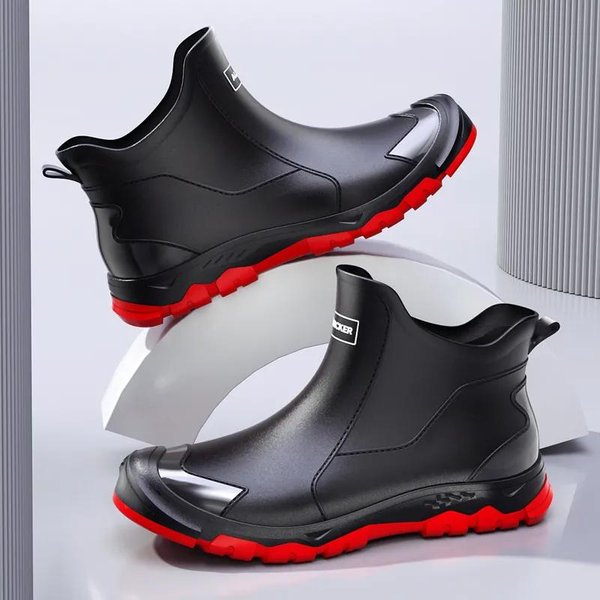 MęSkie Outdoorowe Buty WęDkarskie AntypośLizgowe Lekkie Buty Kalosze Wodoodporna Guma TrwałE Wodoodporne Gumowe Buty WęDkarskie 39-image
