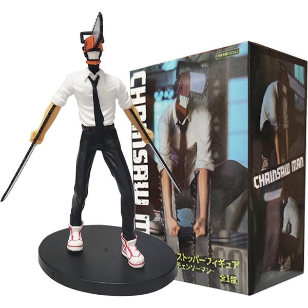 14/17Cm Chainsaw Man Figurka Anime Power/Denji Figurka Akcji PVC Chainsaw Man Figurka Stopper Do Makaronu Kolekcja Dla DorosłYch Model Zabawki-image