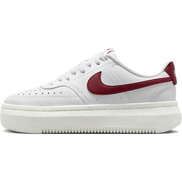 Nike Court Vision Alta Blanco Rojo Equipo Zapatillas De Mujer Sail DZ5394-103 40.5 White-image
