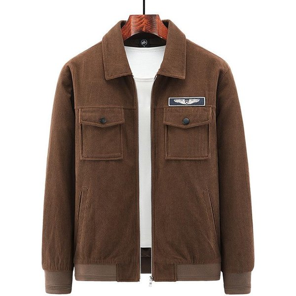 Chaqueta De OtoñO Para Hombre Abrigo Superior Para Hombre Primavera Y OtoñO Nueva Moda Casual Tooling 6XL Black-image