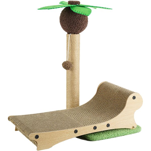 Rascador Para Gatos Con Silla De Playa, Multifuncional, De Sisal, Universal Para Las 4 Estaciones.-image