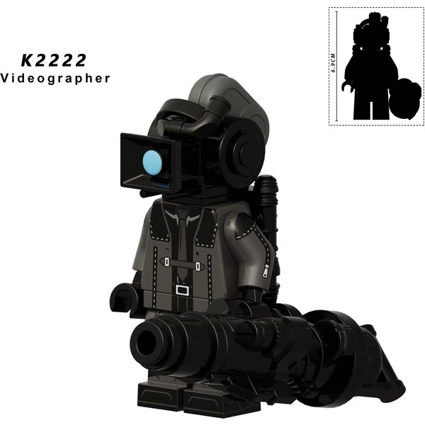 KDL Skibidi Toilet Man Figurki Anime Klocki Zabawki Tvman Titan Cameraman Speakerman CegłY Model Zabawka Dla Dziecka Prezenty Urodzinowe-image