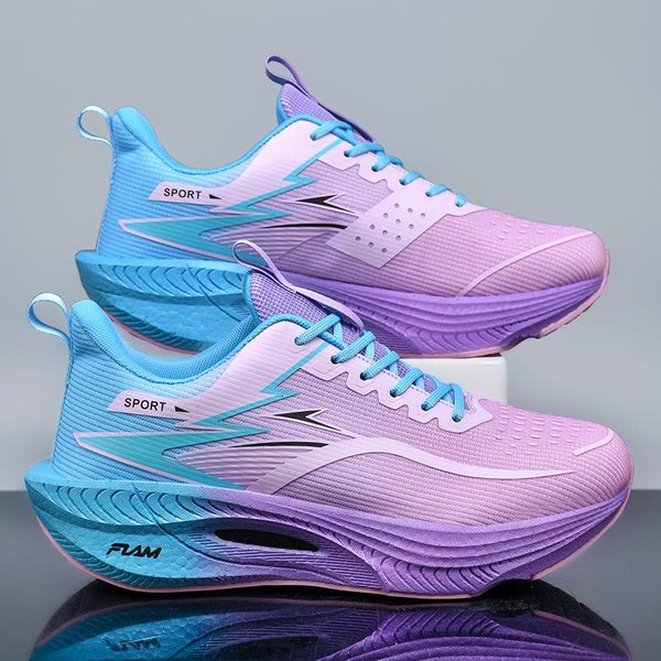 Zapatillas De MaratóN Hombre Zapatillas Casuales CóModas Ligeras Deportivas Para Correr Para Mujer Tenis Caminar Trotar Gimnasio Calzado 42 Azul-image