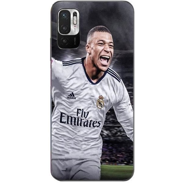 Funda Maniacase Para Xiaomi Redmi Note 10 5G Kylian Mbappe Real Madrid Gol Negro-image
