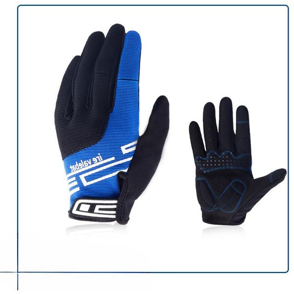 Guantes De Ciclismo Fitness Transpirables Finos Primavera Y Verano Equipo De Ejercicio Dedos Completos Deportes Al Aire Libre AnticaíDa Y Antideslizantes XL Black-image