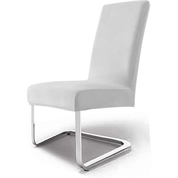 Funda De Silla De Terciopelo De Zorro Plateado Engrosada Tela De Terciopelo EláStica Uso En Casa Hotel Silla De Comedor Funda Antipolvo Funda De Silla Sentido De Alta Gama 38*38*4Cm Gris Claro-image