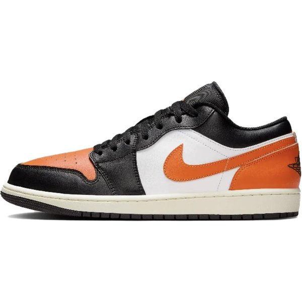 Zapatillas Unisex Air Jordan 1 Low Shattered Backboard Alternate Negro Estrella De Mar Blanco 553558-081 41 Black-image