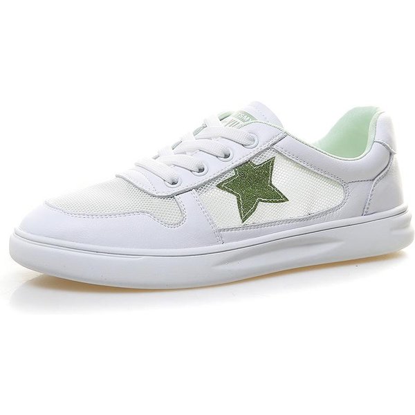 Zapatos Blancos De Cuero Genuino Para Mujer, Nuevos Zapatos De Verano De Malla Fina Que Combinan Con Todo, Zapatillas Casuales, Zapatos Individuales De Primavera 40 White-image