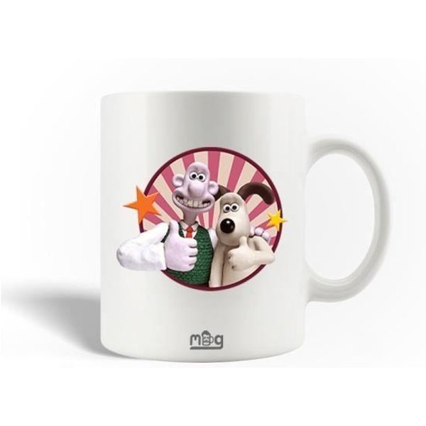 Mug En CéRamique Wallace Et Gromit Sticker-image