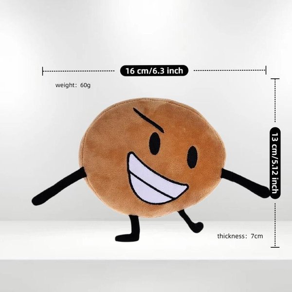 Nowa Pluszowa Zabawka Bfdi Battle For Dream Island MięKka Wypchana Lalka Urocza Anime DziecięCy Prezent Urodzinowy WystróJ Pokoju Brown-image