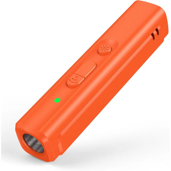 Repelente UltrasóNico De Perros Dispositivo De Accionamiento Para Perros Recargable Por USB Entrenador De Perros PortáTil Dispositivo Contra Ladridos Naranja-image