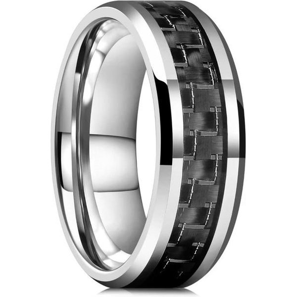 Anillos Vintage De DragóN Celta Vikingo Para Hombres Y Mujeres Con Incrustaciones De Fibra De Carbono Hiphop, Anillos De Acero Inoxidable Para Hombres, Anillos De Boda, Regalos De JoyeríA 8-image