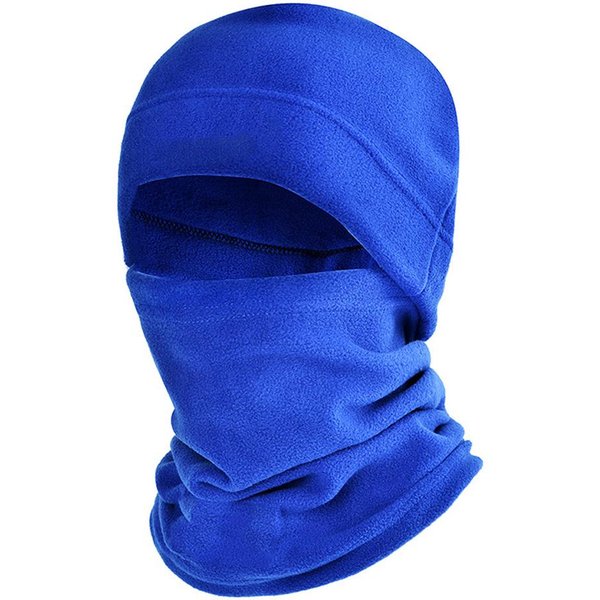 Invierno Al Aire Libre Ciclismo Polar CáLido MáScara Facial A Prueba De Viento Esquí Sombrero Bufanda Calentador De Cuello Azul Royal-image