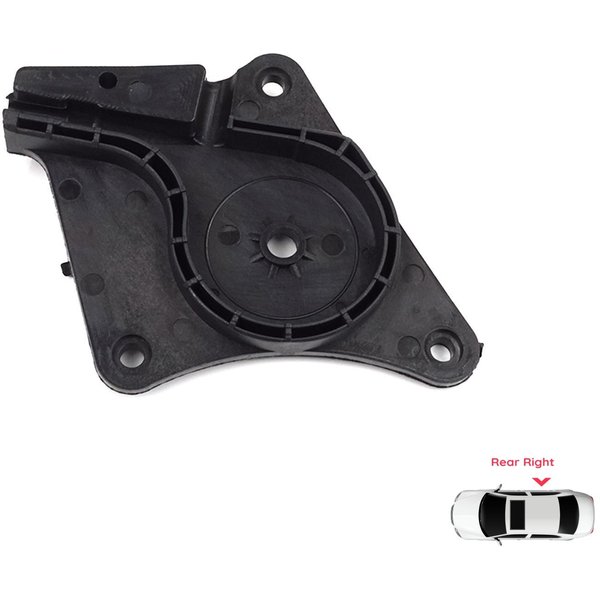 BWR5537 Carcasa De Polea De Rueda De Motor De Elevalunas Trasero Derecho Para VW New Beetle 1Y7 Cabriolet Convertible CC 2003-2010 1Y0898292-image