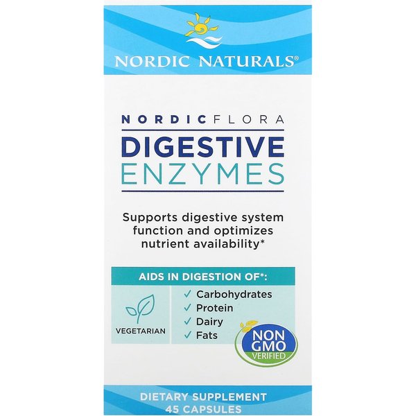 Nordic Naturals, Enzimas Digestivas Nordic Flora, 45 CáPsulas-image