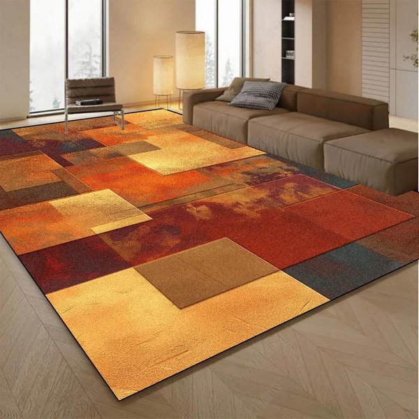 Luksusowy DużY Dywan Do Salonu, Sypialni, Przedpokoju, Abstrakcyjny, AntypośLizgowa Mata PodłOgowa, Nowoczesna Dekoracja Domu 80X120Cm-image