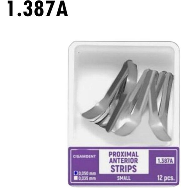 Tiras Proximales Anteriores Dentales Matrices Gemelas Grandes PequeñAs Para Sistemas De Matriz De RestauracióN Anterior-image