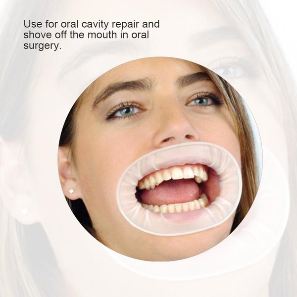 10 Piezas Abrebocas Desechable De Goma Dique Dental Mordaza Retractor De Mejillas Herramientas Dentales Orales-image