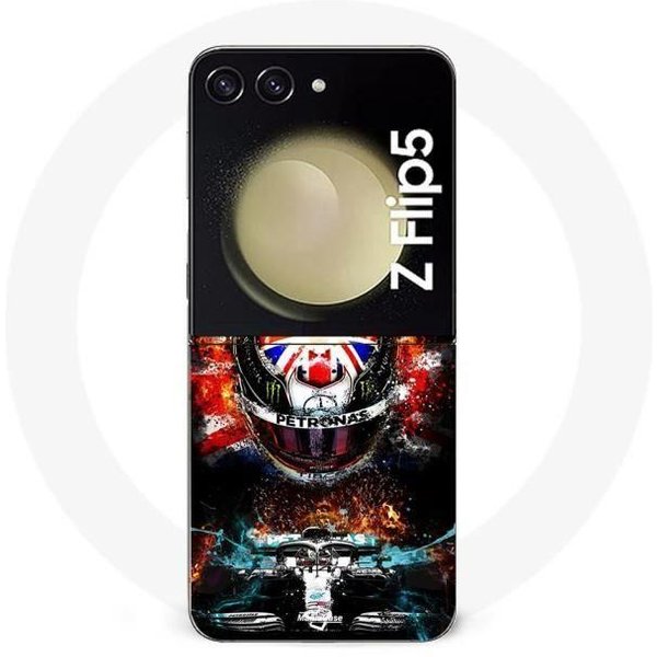Funda Para Samsung Galaxy Z Flip5 Lewis Hamilton Mercedes 44-image