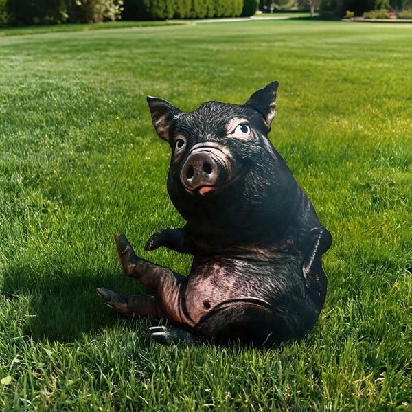 MuñEco De Peluche Realista De Cerdo Gato Perro, Juguete De Peluche Creativo Suave Tipo Almohada Para Regalo De CumpleañOs De NiñOs DecoracióN Del Hogar 70Cm-image