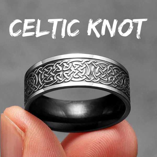 Anillos Vikingos Nudo Celta Para Hombre Acero Inoxidable Vintage Nuevo En Punk Cosas Geniales JoyeríA Para Mujer Accesorios De Moda Regalo 12-image