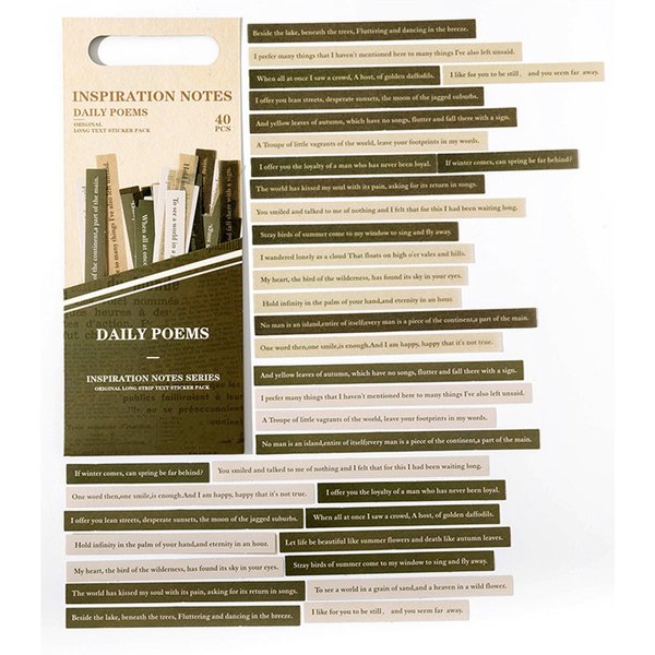 40 Piezas Pegatinas Para Scrapbooking Estilo MáQuina De Escribir Retro Pegatinas Inspiradoras EstéTica Vintage Para Journaling Beige-image