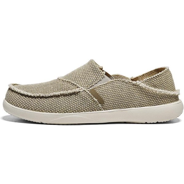 MęSkie Mokasyny Wsuwane Buty PlóCienne Letnie Wygodne Codzienne Buty Modne PłAskie PółKapcie DużE Rozmiary Lekkie Buty MęSkie 47 Beige-image