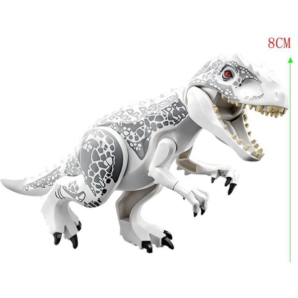 Klocki BlokująCe Dinozaury Z Jurajskiego Parku Tyranozaur Rex Wjern Welociraptor Stegozaur Klocki Do Budowania Zabawki Idealne Dla Dzieci Dinozaur-image