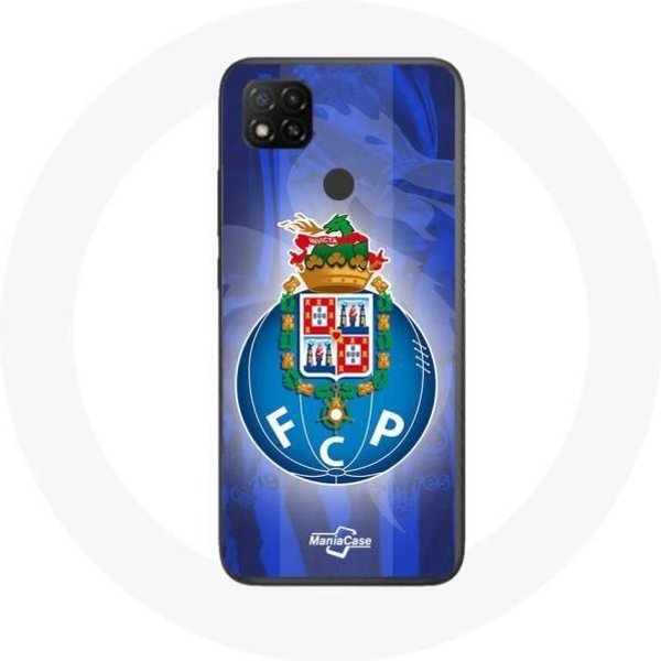 Funda - Maniacase - Xiaomi Redmi 9C - Flexible - ProteccióN - Porto Fondo Azul Portugal Negro-image