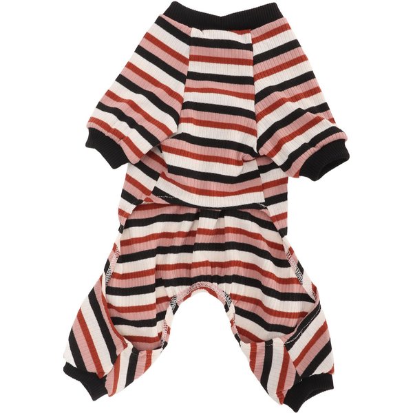 Pijama De Perro A Rayas CláSico Ligero CáLido CóModo EláStico Ropa De Perro Mono Para Primavera M-image