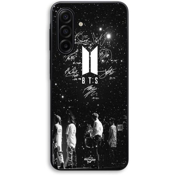 Etui Na Telefon - Maniacase - Samsung Galaxy A37 - Silikon TPU - WzóR BTS Noc GwiaźDzista - Czarne Czarny-image