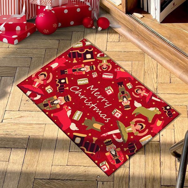 S Nowa Domowa Zastawa StołOwa Mata WejśCiowa Kuchenna ChłOnna DłUgi Pasek Sypialnia AntypośLizgowa KryształOwy Aksamit Mata PodłOgowa Dekoracja Domu 50X80CM (1.6X2.6FT-image