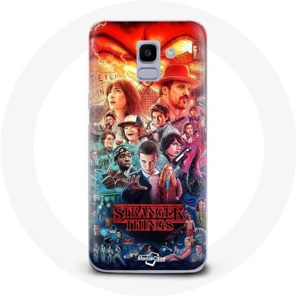 Funda Para Samsung Galaxy J6 2018 Stranger Things Teaser Temporada 4 PóSter Personajes Arte-image