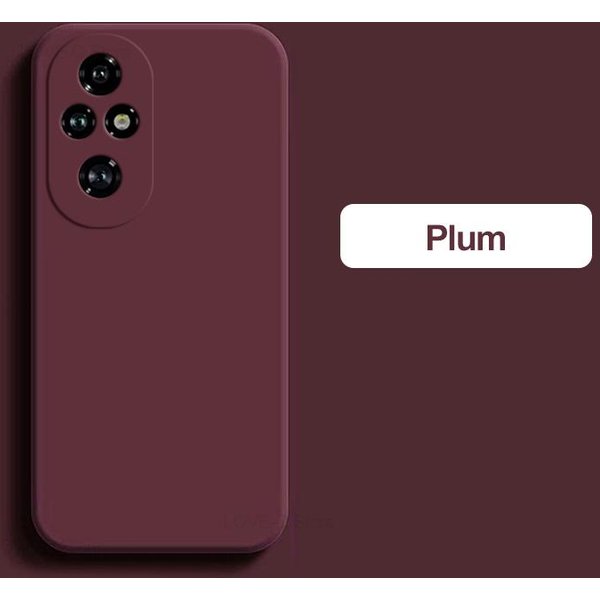 Dla For Honor 200 Pro Etui Silikonowe Ochronne MięKkie Etui Dla Honor 200 Honor200 Pro 200Pro 5G WstrząSoodporne Etui Na Telefon For Honor 200 Brown-image