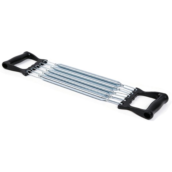 Expansor De Pecho Para Hombres Barra De TraccióN De Brazos Con Muelle Equipo De Entrenamiento En Casa Resistencia Ajustable Con 5 Muelles Para La Parte Superior Del Cuerpo-image